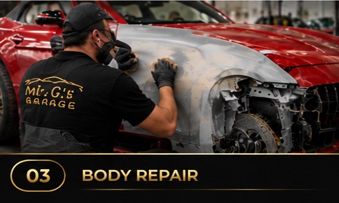 Step: body repair